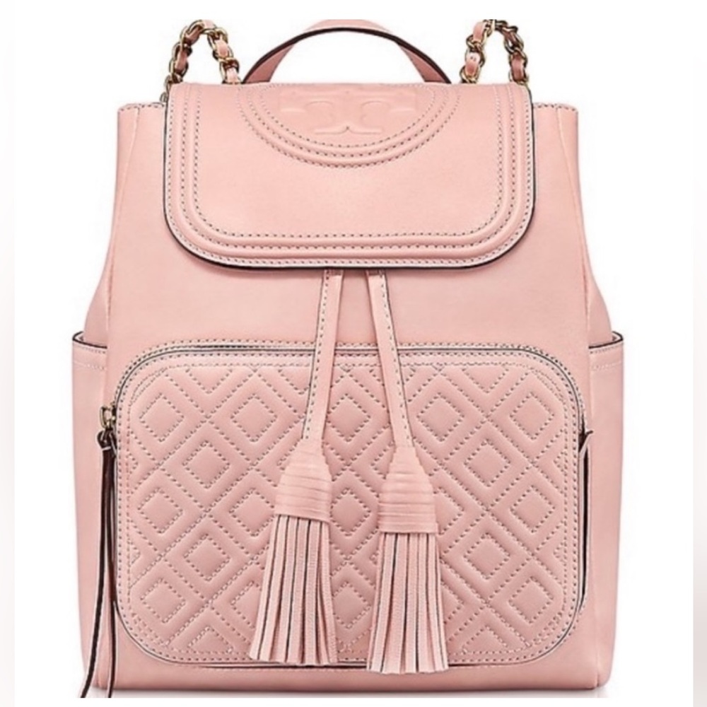Tory Burch Shell Pink Fleming backpack